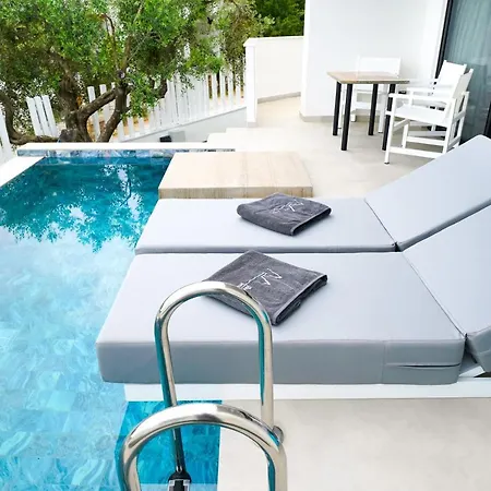Mythodea Prive Luxury Suites Chrysi Ammoudia Exterior photo